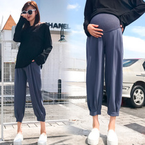 Maternity pants Spring and summer wear thin trendy mom fashion loose summer casual pants Sports pants leggings summer clothes