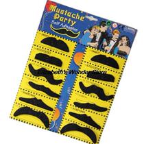 12pcs Fake Moustache Self Adhesive Mustache Fancy Dress Part