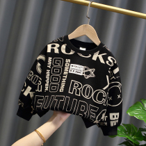 Children Long Sleeve Spring Autumn T-shirt Boy Fall Tide Card Sweatshirt Young Boy Round Collar Bottom Shirt Baby Fashion Blouse t