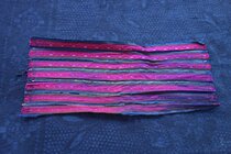 Home Sonic Penthouse Seeking to know the Miao ethnic embroidered sheet silk thread manually pick up the whole sheet 39 * 16cm c-46