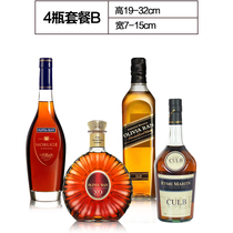 Home decoration European simulation magenta wine bottle ornaments Photography collection Living room wine cabinet creative wedding decoration