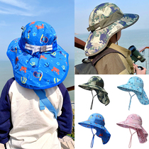 Children Summer Fisherman Hat Sun Hat Sun Hat Sun Hat Sun Hat Thin Boy Girl Outdoor Beach Sun Hat