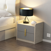 Bed head cabinet minimalist modern light lavish storage storage cabinet Mini small home Bedroom bedside cabinet