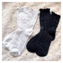 Xiaoxis soft world Japanese bubble sweet lace love cotton socks Joker student jk uniform