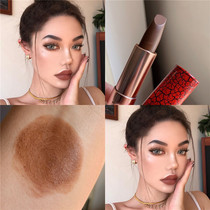 European and American niche dark girl brown lipstick eat earth matte milk tea red brown brown face