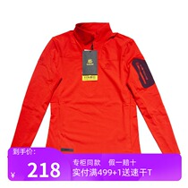 Autumn and winter Kaile stone outdoor womens Mont stand-up collar half-open chest warm velvet top windproof pullover fleece KG220467