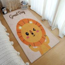 Modern Nordic carpet Cute bedside carpet Cartoon Childrens room Bedroom full floor mat Simple household carpet