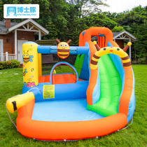  Dr Dolphin net celebrity childrens bouncy castle large trampoline jumping bed slide Naughty castle paradise toy climbing wall