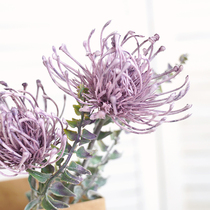 2 heads of hair planting simulation chrysanthemum bunches golden chrysanthemum autumn chrysanthemum ornaments Xixi ins Nordic flower shop photo decoration