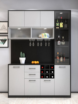 Wine Cabinet Glass Door Modern Minima Dining Side Cabinet Living-room Cabinet Leaning Against Wall Locker Restaurant Decorated Cupboard Display Cabinet
