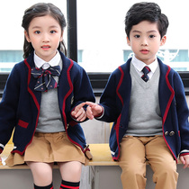 Kindergarten garden clothes autumn and winter clothes English style sets primary school students class clothes spring clothes childrens school uniform sweater sweater suit