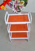 Special beauty salon three-layer with drawer beauty salon trolley push high-end glass tool cart