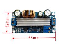 Constant voltage and constant current adjustable automatic buck-up power supply module step-down boost module solar charging