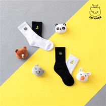 CATXMAN ZHOU BAIHAO CATXMAN EMBROIDERY SOCKS (2 IN 1 SET)EMBROIDERY SOCKS