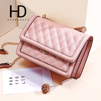  HEANEDUCK bag 2020 new tide lingge chain small square bag leather fashion texture western style messenger bag