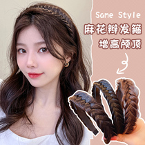 Fish - bone braid wig braid braid braid head decoration hair braid braid hair hoop in 2022 new network red braid card issuance card