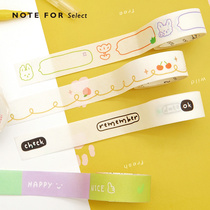 Letter lovers can write and paper tape Life Minor simple hand tent collage tape cute lines can write tape message memo session frame decoration hand tent and paper tape