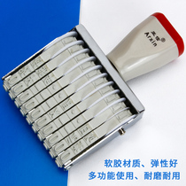 AsiaLetter Date Seal Digital Adjustable Wheel Number Printing Combination Machine Year Day Date Chapter Telephone Carton Coding Machine Roller Dynamic Encoder Production movable type seal Financial Special Seal Numbering Device