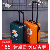 Suitcase INS Tide Tennis Red Lady 20 Inch Small Fresh Cute Travel Draw Bar Box 24 Male Student Graffiti Leather Case