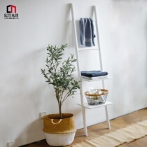 Artisan Artist Sales Construction Corruption Shelve Relying on wall floor flower shelf Nordic minimalist Mao towel rack Clothes collection