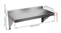  Supply stainless steel wall-mounted shelf (disassembly type) Kitchen wall-mounted single-layer shelf