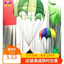 Autumn and winter window Meichen decoration props Shopping mall 4s store exhibition hall Hot air balloon parachute gift box cloud charm