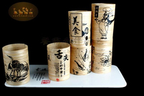 Vietnam wood paper creative plate decoration tool artistic conception dish container creative cold dish embellishment appliance three-dimensional jam painting