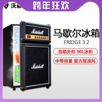 MARSHALL MARSHALL FRIDGE 4 4 Retro Speaker Refrigerator Tide Display Guitar Sound Shape Cabinet