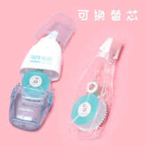 Powerful point glue point-shaped double-sided tape transparent replaceable core students with hand-pasted supplies are not easy to leave marks