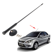 Suitable for Ford Fox antenna roof antenna car roof 00-07AM FM antenna mast black