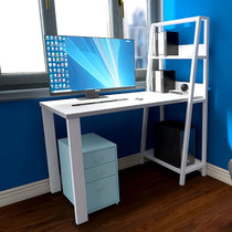 Computer desk Nordic minimalist small desk Bookshelf Composition Students study desk writing desk desk bookcase integrated table