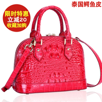 Avocado leather girl handbag handbag new fashion genuine leather small bag shell 100 hitch satchel satchel with single shoulder wrapping tide