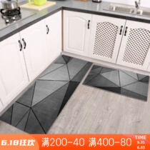 Nordic Minimalist Kitchen Mat water absorbent Anti-slip into door Carpet Strip Ground Mat home Dirty Kitchen Suit Ground Mat