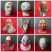 Horror mask Halloween zombie party biochemical dress props demon zombie alien funny tricky head cover