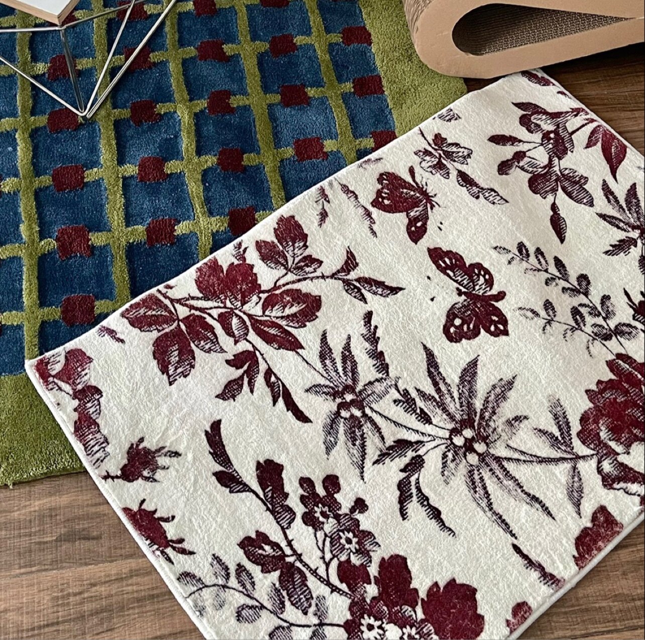 Red Brick House Onevoice Exclusive Original Retro Style G Pattern Anti-slip Floor Mat