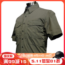 5 11 Strikers Short Sleeve Shirt 511 Men Quick Dry Short Sleeve Shirt Lapel Commuter Tactical Shirt 71354