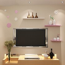 Wide 15CM piano paint word partition living room shelf shelf shelf decorative frame Modern simple wall shelf