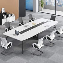 Conference table long tablesSimple modern office furniture negotiatorsTable training table desk chair combination