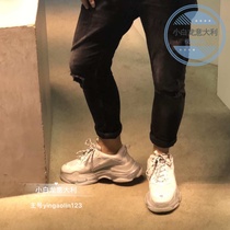 Little White Dragon Balenciaga Balenciaga triples daddy shoes thick-soled mens and womens daddy shoes