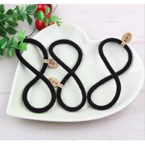 No seam lengthened leather ring leather gluten cotton head rope special price haircut and coarse high elastic hair ring