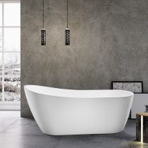 Yanisa freestanding bathtub home adult toilet acrylic bathtub 1 5 m 1 7m seamless thin side cylinder