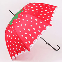 Watermelon Strawberry Automatic Baro Umbrella Creative Japanese Cute Princess Umbrella Apollo Umbrella