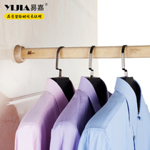 Yijia cabinet wood hanging rod Solid wood wardrobe cross rod Yitong fixed base Solid wood drying rod flange seat