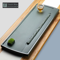 Touch Miss natural Wujin Stone tea tray home simple stone big tea table high end dry bubble creative tea Sea