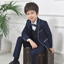 Boy suit suit suit flower girl dress male child piano performance suit baby child suit English coat