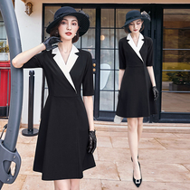 Professional suit goddess Fan Korean spring and autumn fashion temperament formal occasion dress jewelry store overalls work clothes