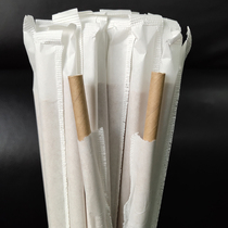 2020 new disposable thickened 4 layers 8*215 Kraft paper independent paper wrapping paper straws