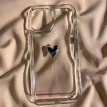 ins advanced plating silver color loving application Apple 13 13pro mobile phone shell 6splus silicone gel iPhone11 brief 12promax small crowdx xr x