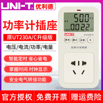 Ulide UT230A power metering socket electricity bill household power detector power consumption test power display