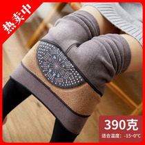 Female winter New Technology negative oxygen ion magnetic therapy health pants imitation cashmere thick warm pants high waist bottom one pants